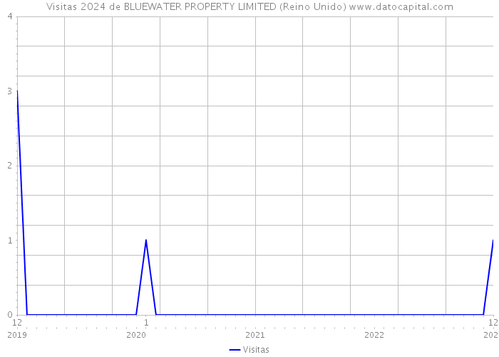 Visitas 2024 de BLUEWATER PROPERTY LIMITED (Reino Unido) 