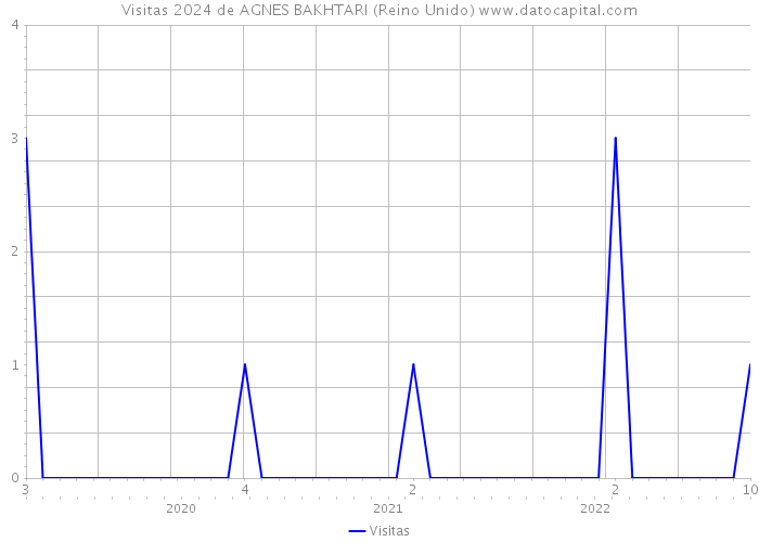 Visitas 2024 de AGNES BAKHTARI (Reino Unido) 