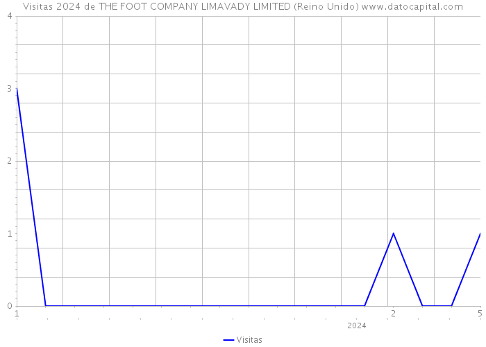 Visitas 2024 de THE FOOT COMPANY LIMAVADY LIMITED (Reino Unido) 