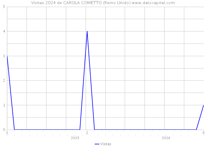 Visitas 2024 de CAROLA COMETTO (Reino Unido) 