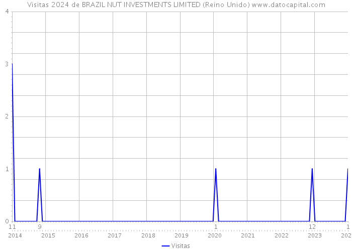 Visitas 2024 de BRAZIL NUT INVESTMENTS LIMITED (Reino Unido) 