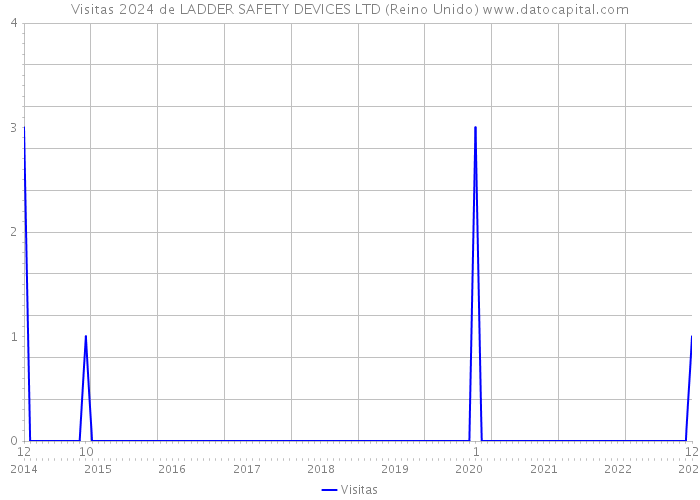 Visitas 2024 de LADDER SAFETY DEVICES LTD (Reino Unido) 