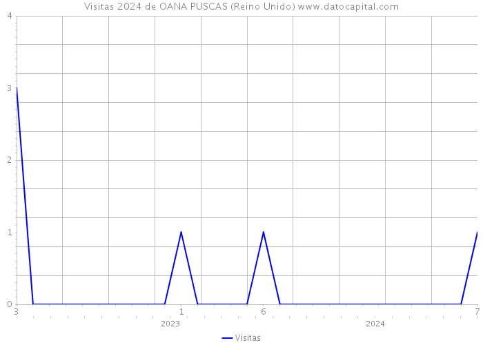 Visitas 2024 de OANA PUSCAS (Reino Unido) 