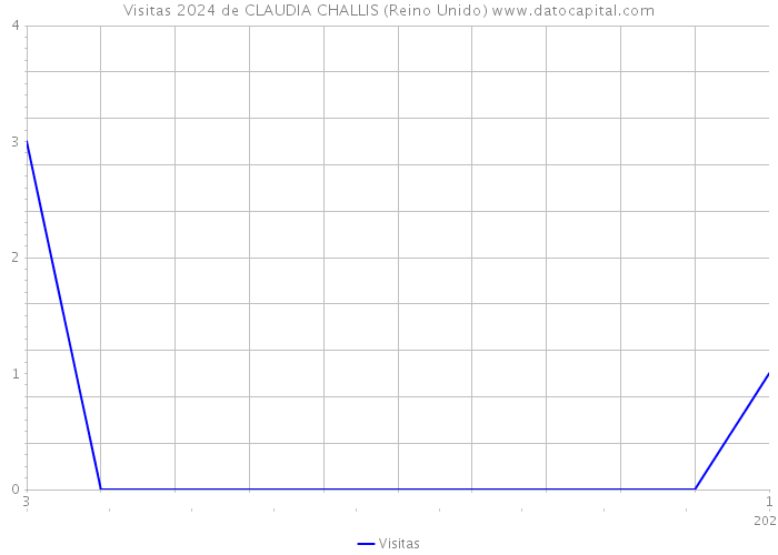 Visitas 2024 de CLAUDIA CHALLIS (Reino Unido) 