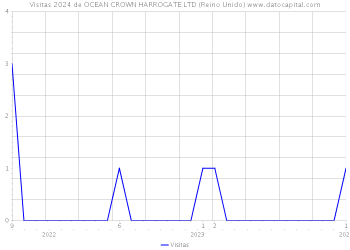 Visitas 2024 de OCEAN CROWN HARROGATE LTD (Reino Unido) 