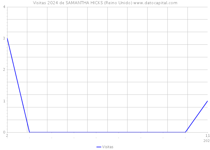 Visitas 2024 de SAMANTHA HICKS (Reino Unido) 