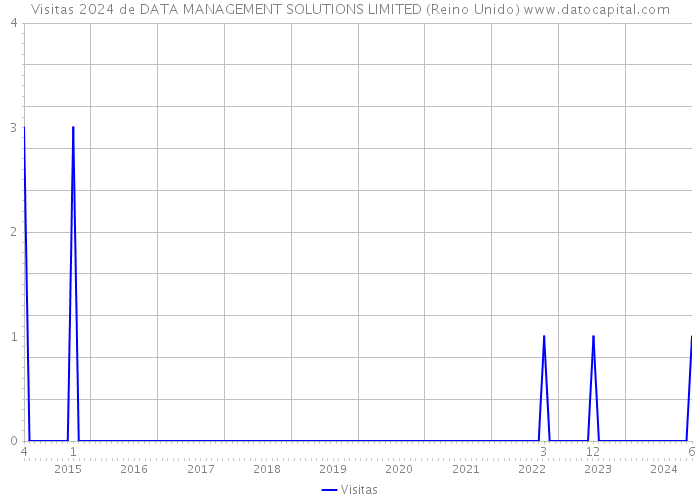 Visitas 2024 de DATA MANAGEMENT SOLUTIONS LIMITED (Reino Unido) 