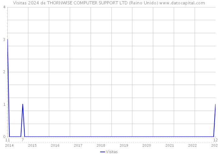 Visitas 2024 de THORNWISE COMPUTER SUPPORT LTD (Reino Unido) 