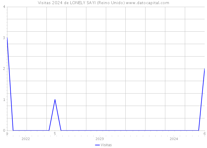 Visitas 2024 de LONELY SAYI (Reino Unido) 