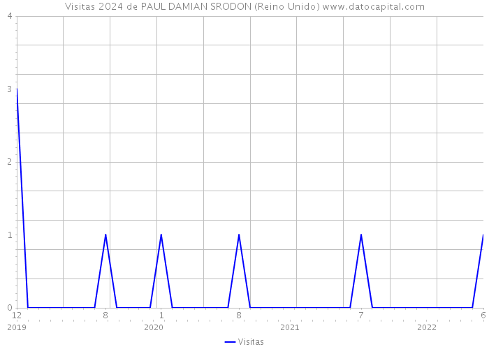 Visitas 2024 de PAUL DAMIAN SRODON (Reino Unido) 