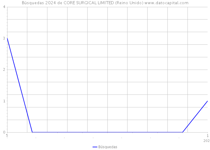 Búsquedas 2024 de CORE SURGICAL LIMITED (Reino Unido) 