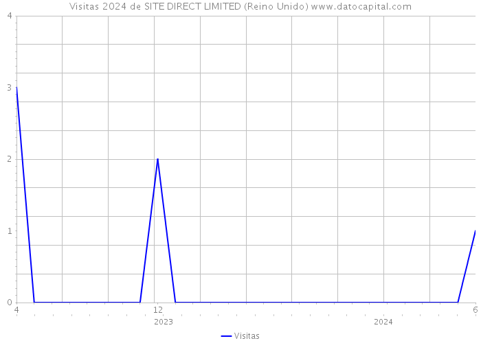 Visitas 2024 de SITE DIRECT LIMITED (Reino Unido) 