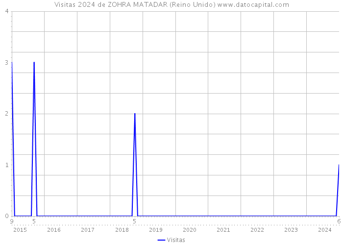 Visitas 2024 de ZOHRA MATADAR (Reino Unido) 