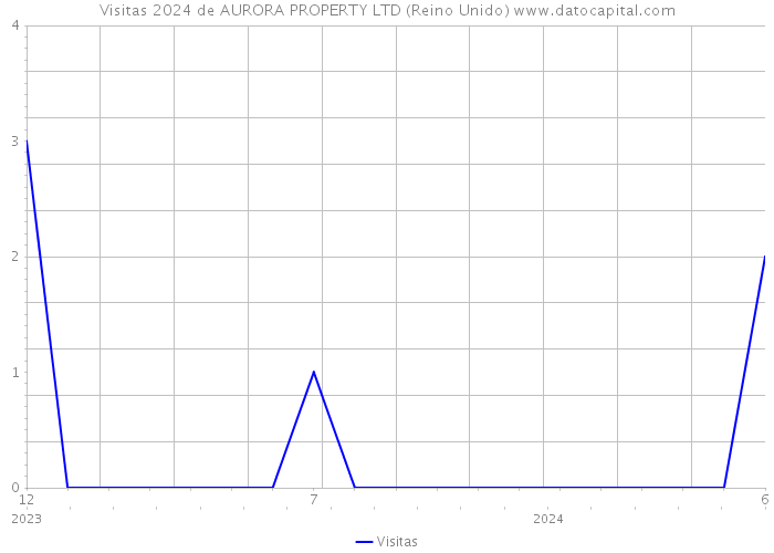 Visitas 2024 de AURORA PROPERTY LTD (Reino Unido) 