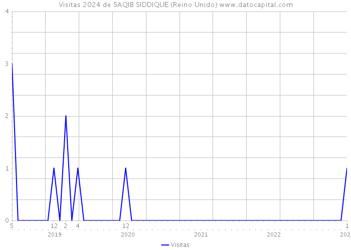 Visitas 2024 de SAQIB SIDDIQUE (Reino Unido) 