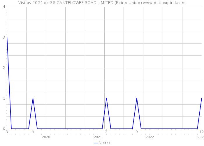 Visitas 2024 de 36 CANTELOWES ROAD LIMITED (Reino Unido) 