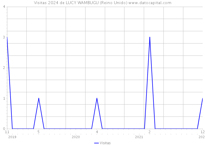 Visitas 2024 de LUCY WAMBUGU (Reino Unido) 