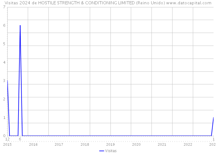 Visitas 2024 de HOSTILE STRENGTH & CONDITIONING LIMITED (Reino Unido) 