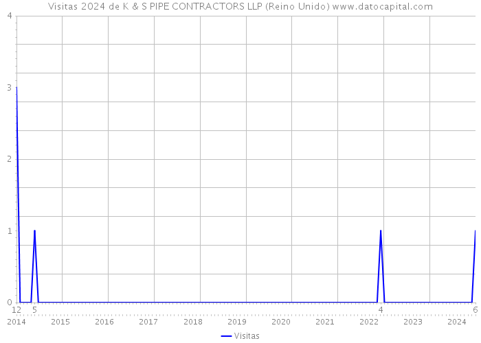 Visitas 2024 de K & S PIPE CONTRACTORS LLP (Reino Unido) 