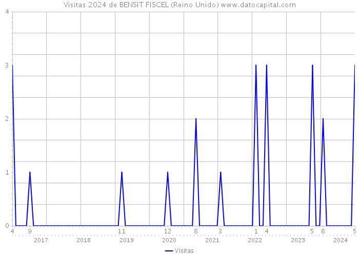 Visitas 2024 de BENSIT FISCEL (Reino Unido) 