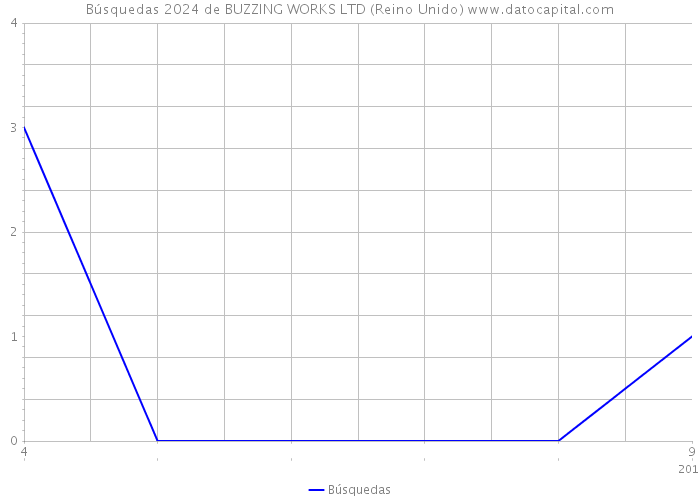 Búsquedas 2024 de BUZZING WORKS LTD (Reino Unido) 