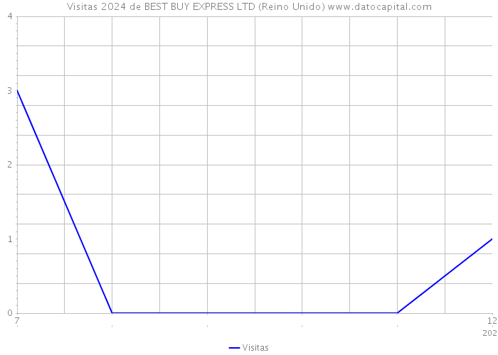 Visitas 2024 de BEST BUY EXPRESS LTD (Reino Unido) 