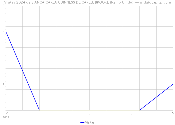 Visitas 2024 de BIANCA CARLA GUINNESS DE CAPELL BROOKE (Reino Unido) 