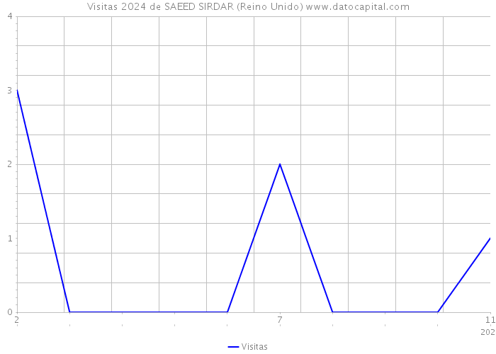 Visitas 2024 de SAEED SIRDAR (Reino Unido) 