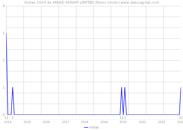 Visitas 2024 de AMJAD ANSARI LIMITED (Reino Unido) 