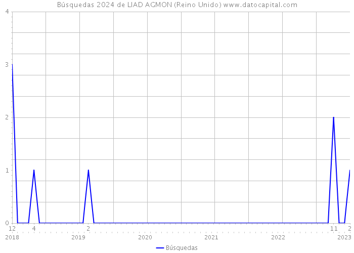 Búsquedas 2024 de LIAD AGMON (Reino Unido) 