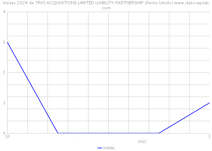 Visitas 2024 de TRIO ACQUISITIONS LIMITED LIABILITY PARTNERSHIP (Reino Unido) 