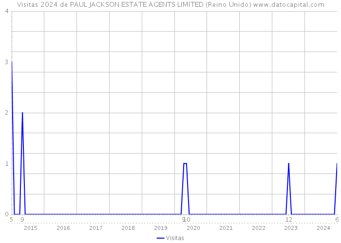 Visitas 2024 de PAUL JACKSON ESTATE AGENTS LIMITED (Reino Unido) 