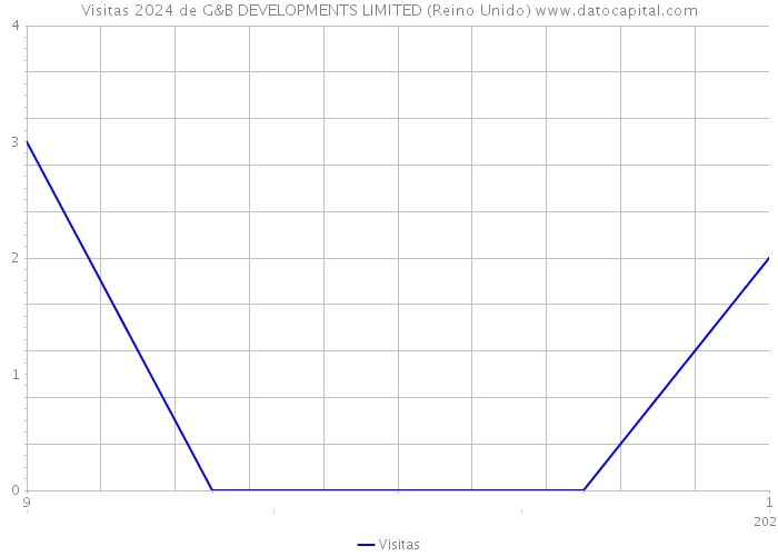 Visitas 2024 de G&B DEVELOPMENTS LIMITED (Reino Unido) 