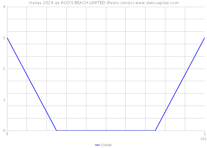 Visitas 2024 de ROO'S BEACH LIMITED (Reino Unido) 