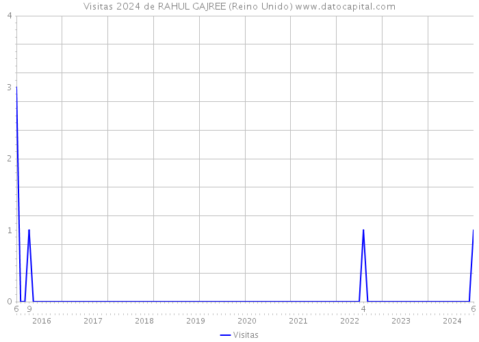 Visitas 2024 de RAHUL GAJREE (Reino Unido) 