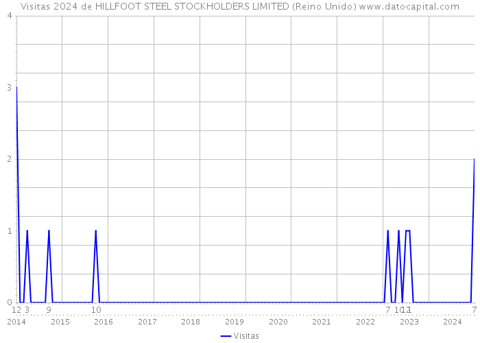 Visitas 2024 de HILLFOOT STEEL STOCKHOLDERS LIMITED (Reino Unido) 