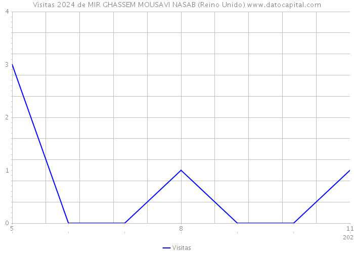 Visitas 2024 de MIR GHASSEM MOUSAVI NASAB (Reino Unido) 