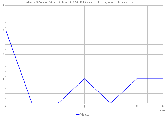 Visitas 2024 de YAGHOUB AZADRANGI (Reino Unido) 