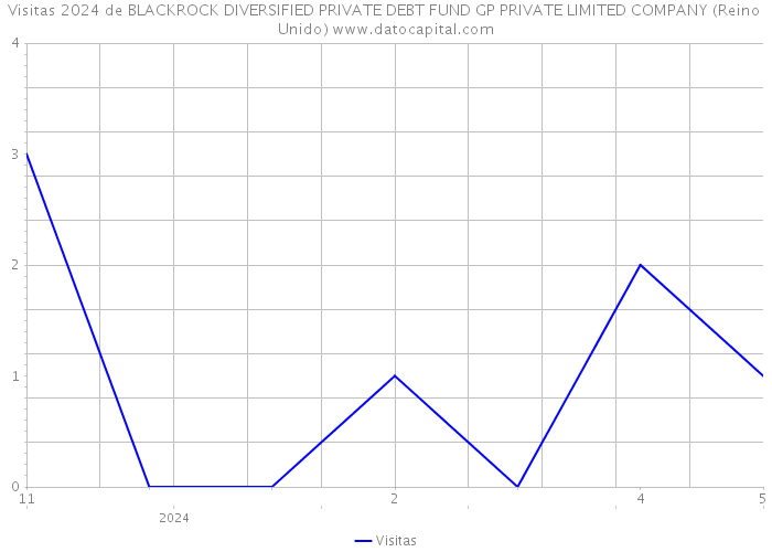 Visitas 2024 de BLACKROCK DIVERSIFIED PRIVATE DEBT FUND GP PRIVATE LIMITED COMPANY (Reino Unido) 