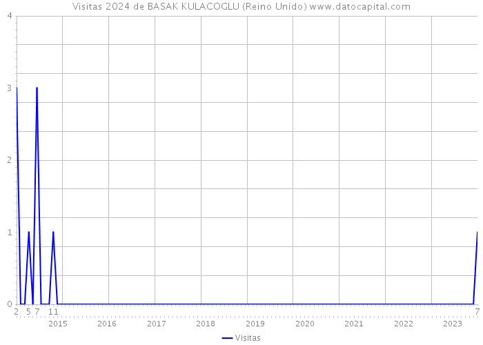 Visitas 2024 de BASAK KULACOGLU (Reino Unido) 