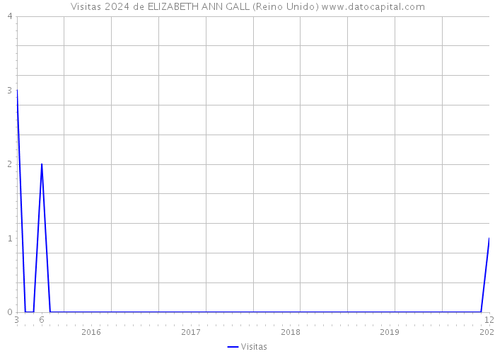 Visitas 2024 de ELIZABETH ANN GALL (Reino Unido) 