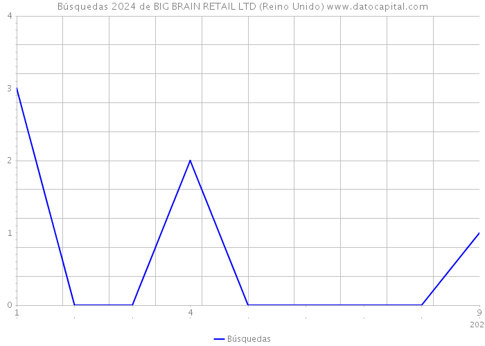 Búsquedas 2024 de BIG BRAIN RETAIL LTD (Reino Unido) 