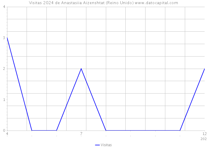 Visitas 2024 de Anastasiia Aizenshtat (Reino Unido) 