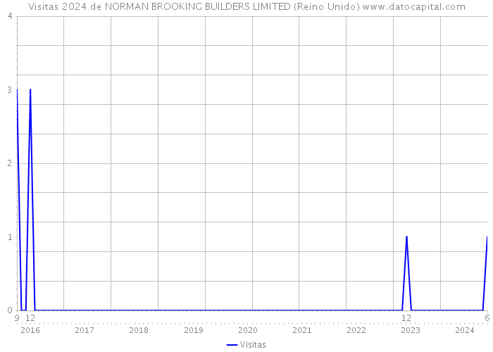 Visitas 2024 de NORMAN BROOKING BUILDERS LIMITED (Reino Unido) 