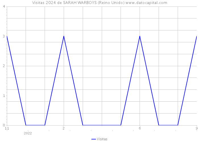 Visitas 2024 de SARAH WARBOYS (Reino Unido) 