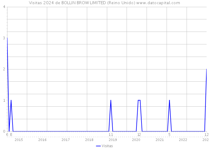 Visitas 2024 de BOLLIN BROW LIMITED (Reino Unido) 