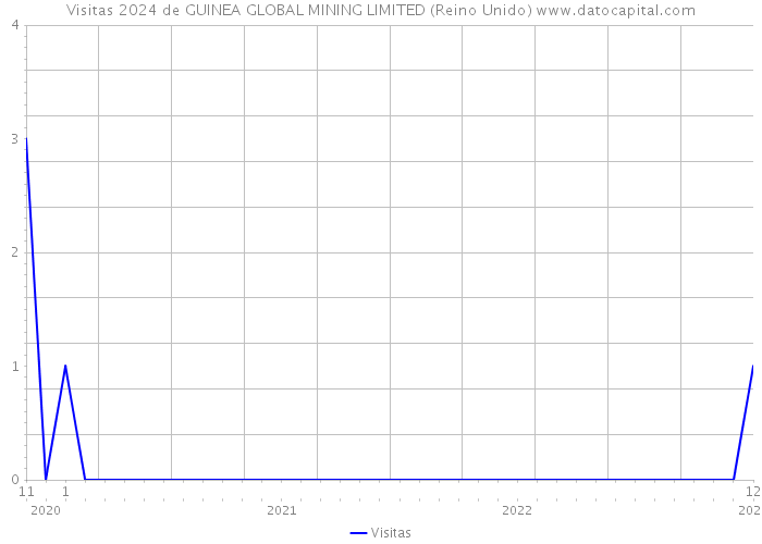 Visitas 2024 de GUINEA GLOBAL MINING LIMITED (Reino Unido) 