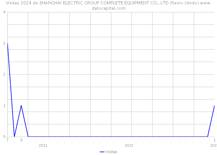 Visitas 2024 de SHANGHAI ELECTRIC GROUP COMPLETE EQUIPMENT CO., LTD (Reino Unido) 
