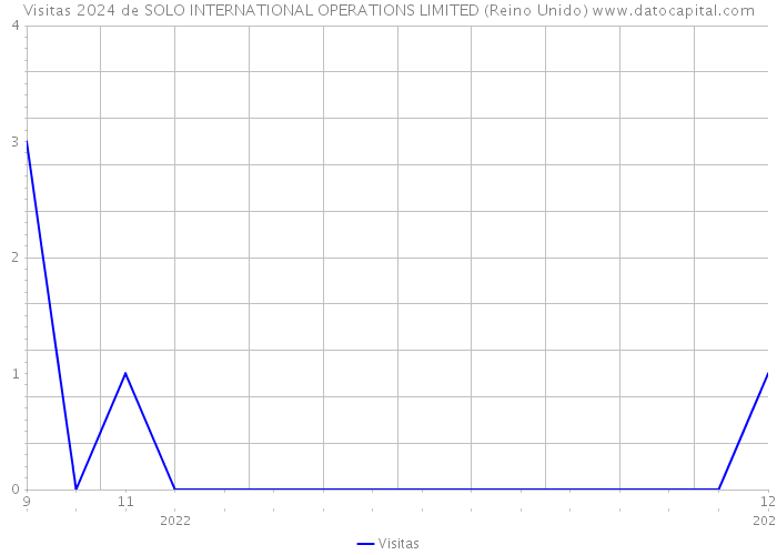 Visitas 2024 de SOLO INTERNATIONAL OPERATIONS LIMITED (Reino Unido) 