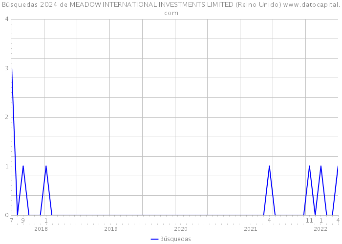 Búsquedas 2024 de MEADOW INTERNATIONAL INVESTMENTS LIMITED (Reino Unido) 